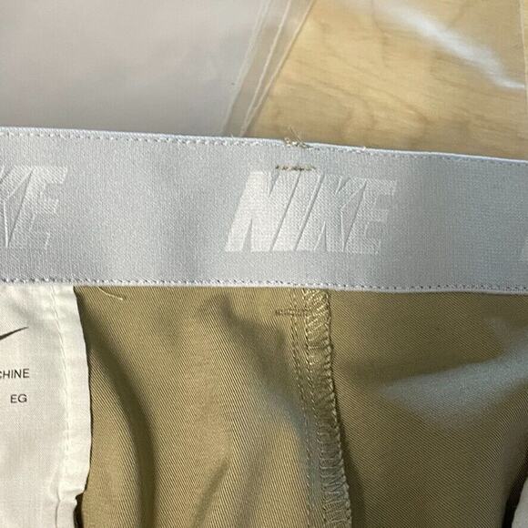 Nike Golf Shorts Mens 40 Khaki Dri Fit 9" Standard Fit Flat Front Chinos Outdoor - Picture 4 of 12